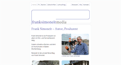 Desktop Screenshot of franksimoneitmedia.com