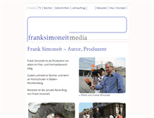 Tablet Screenshot of franksimoneitmedia.com